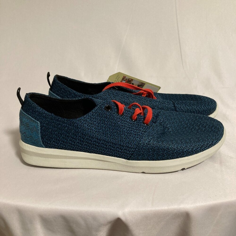 TOMS Viaje Sneakers Legion Blue Mesh NWT Size 9.5